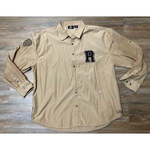 Red Ape Button Down Shirt - Men's Size 4X - Long Sleeve - Cotton/Polyester Blend